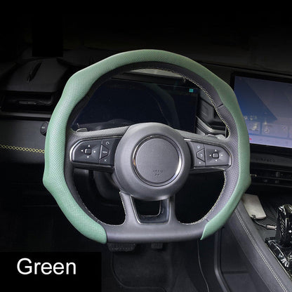 🚗 60% RABATT! 🧤 Andningsbar Halkfri Ultratunn Rattmuff – Bekväm, Greppförbättrande & Perfekt För Alla Väderförhållanden 🌧️