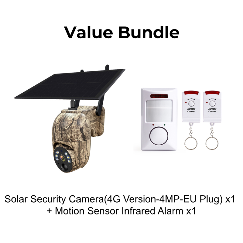 📹 50% RABATT NU! 🌞 4MP Sol PTZ-kamera – 355° Pan & Tilt, Inbyggt Batteri, Tvåvägskommunikation & IP66 Väderbeständig 🛡️