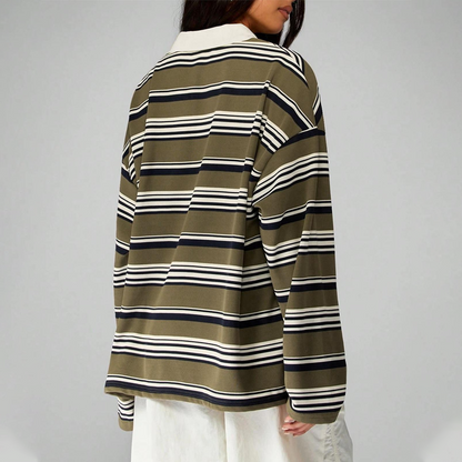 Kvinnors Casual Avkopplad Fit Lapel Top