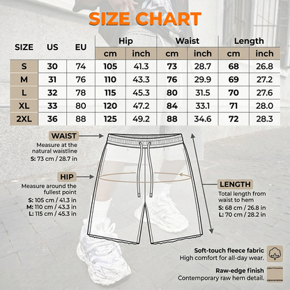 Mäns Casual Drawstring Knälängd Shorts