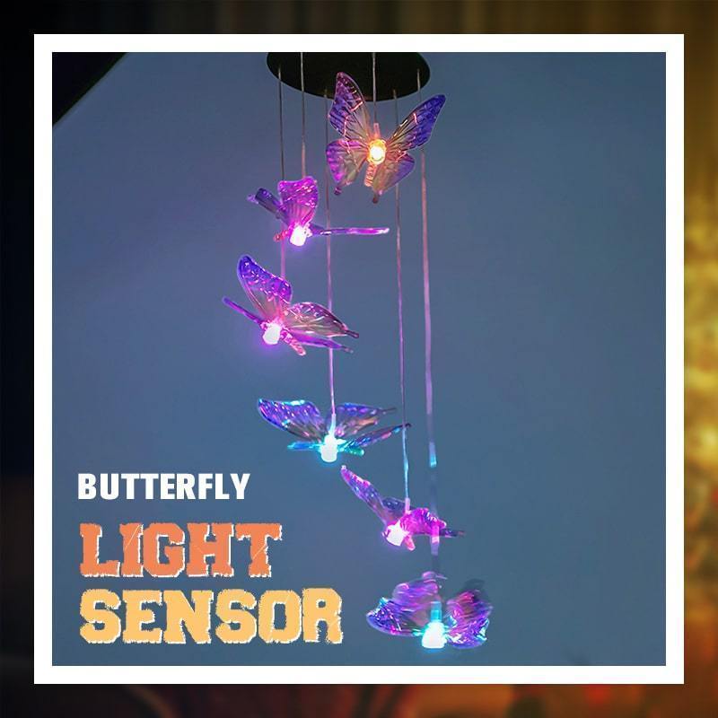 🦋 50% RABATT NU! ☀️ Solcellsdrivna Fjärilslampor – Färgväxlande LED, Solpanel & Inomhus/Utomhusdekoration ✨