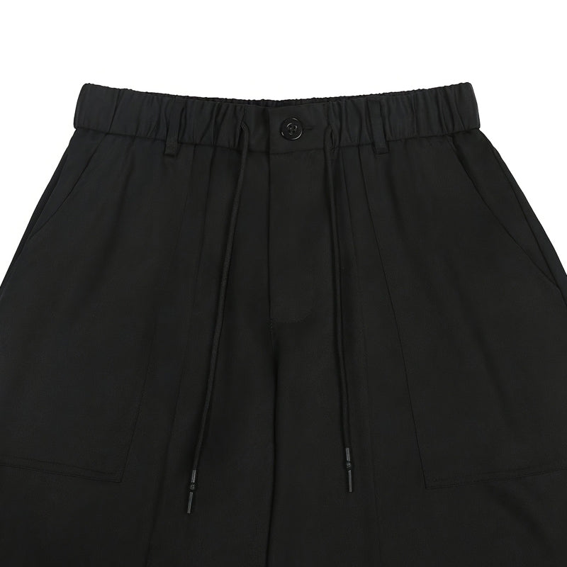Herr Plus Size Casual Dragsko Capribyxor