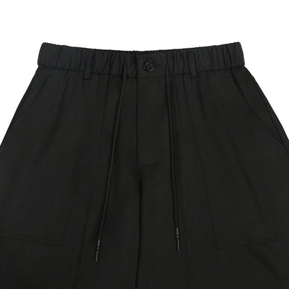 Herr Plus Size Casual Dragsko Capribyxor