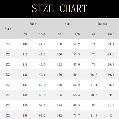 Herr Plus Size Casual Dragsko Capribyxor