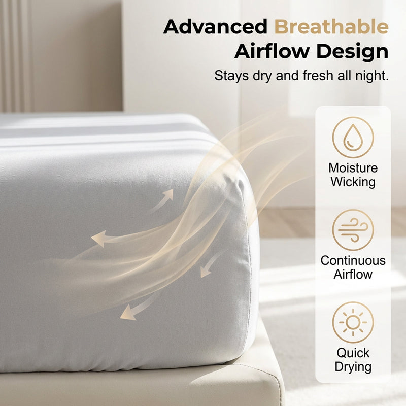 🛌 50% RABATT! ❄️Set med lakan med resår i premiumkvalitet