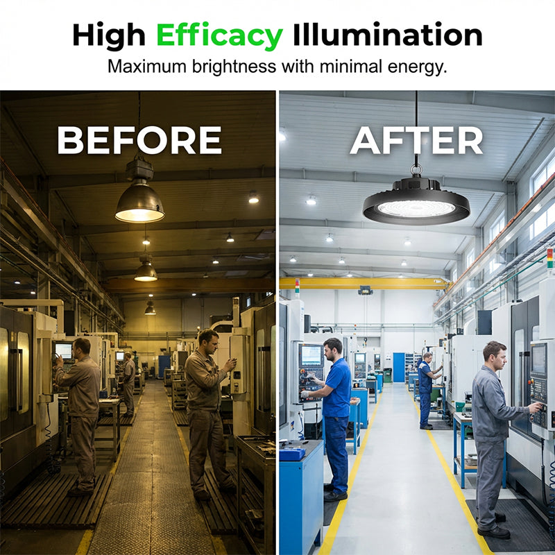 💡 50% RABATT NU! UFO LED Högbajslampa – 100W, 160lm/W, 220V, för Industri, Lager & Stora Utrymmen 🏭✨