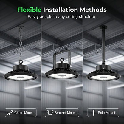 💡 50% RABATT NU! UFO LED Högbajslampa – 100W, 160lm/W, 220V, för Industri, Lager & Stora Utrymmen 🏭✨