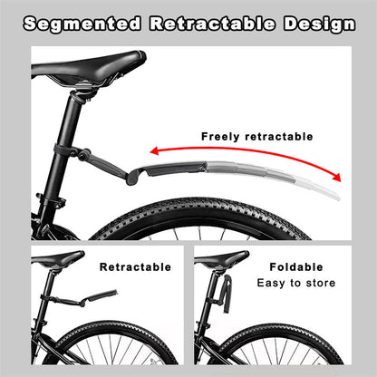 🚲 50% RABATT NU! 🌧️ Utdragbart & Justerbart Bikestänkskydd Set – Universell Passform, Stadig & Stänksäker 💨