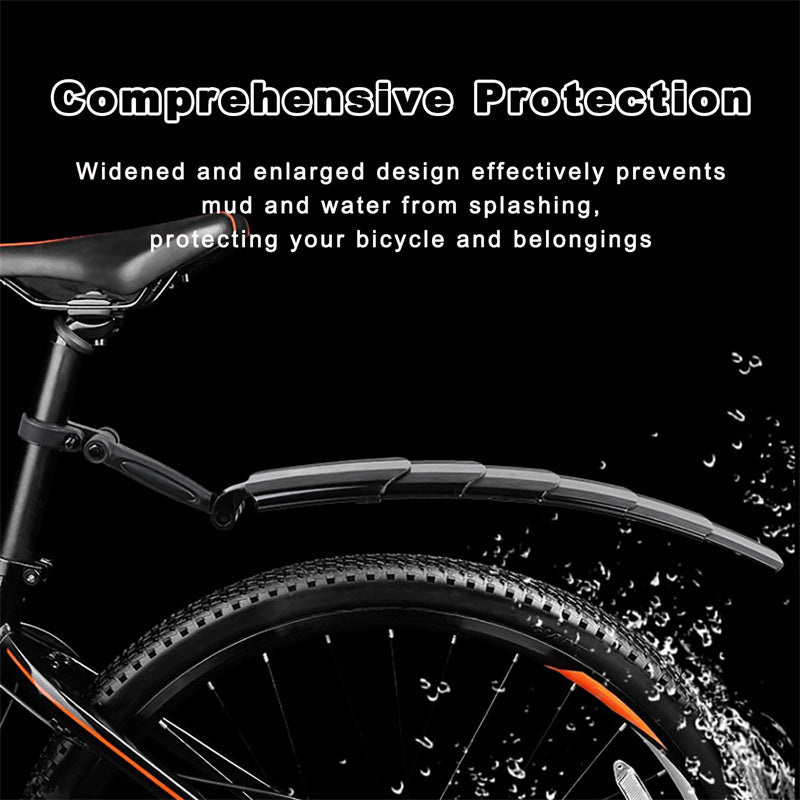 🚲 50% RABATT NU! 🌧️ Utdragbart & Justerbart Bikestänkskydd Set – Universell Passform, Stadig & Stänksäker 💨