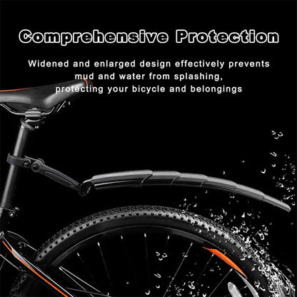 🚲 50% RABATT NU! 🌧️ Utdragbart & Justerbart Bikestänkskydd Set – Universell Passform, Stadig & Stänksäker 💨