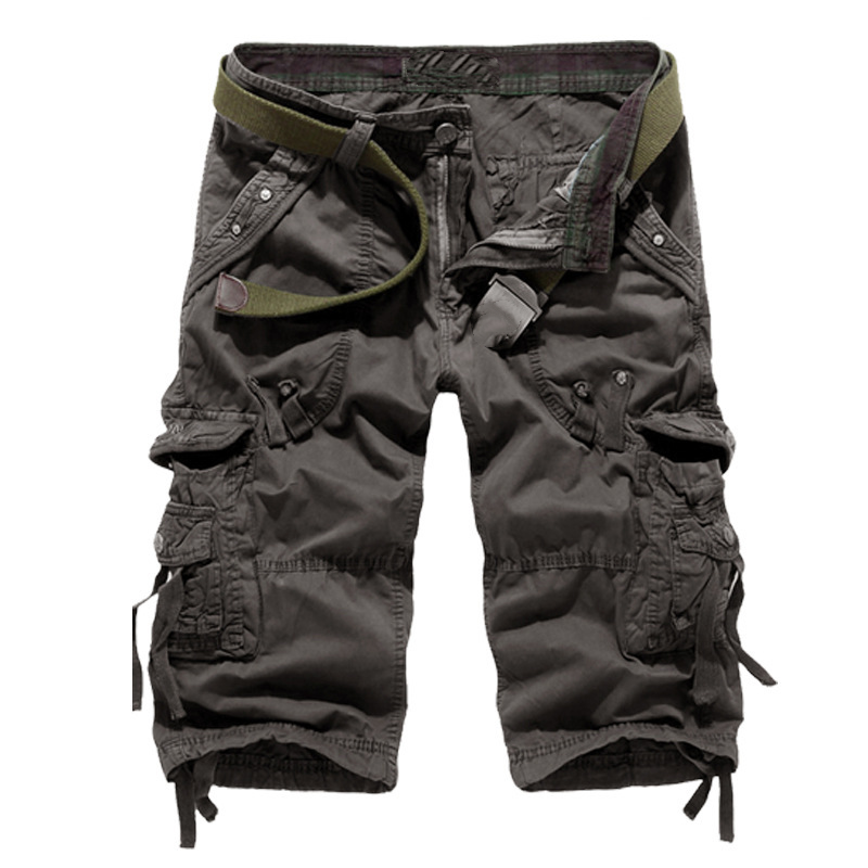 🩳 50% RABATT NU! 👖 Men's Multi-Pocket Cargo Shorts – Relaxad Passform, Andningsbar Bomullsblandning & Robust Konstruktion För Utomhus & Vardag 💪