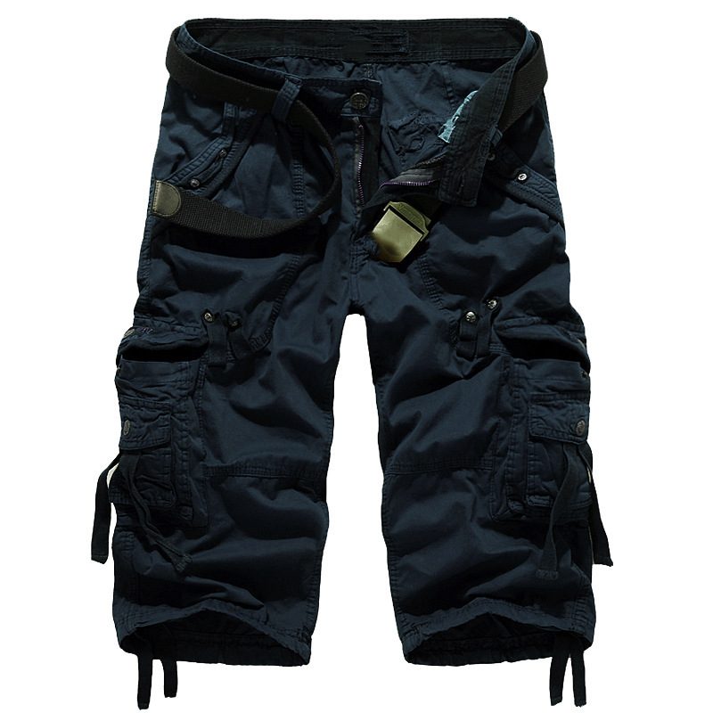 🩳 50% RABATT NU! 👖 Men's Multi-Pocket Cargo Shorts – Relaxad Passform, Andningsbar Bomullsblandning & Robust Konstruktion För Utomhus & Vardag 💪