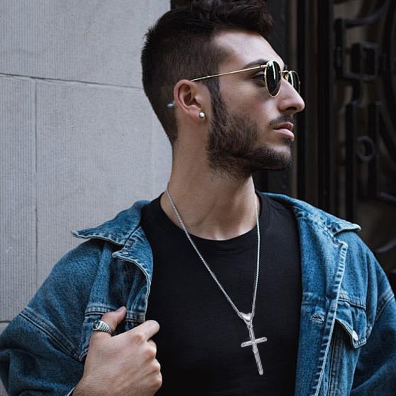 Hiphop halsband med korshänge