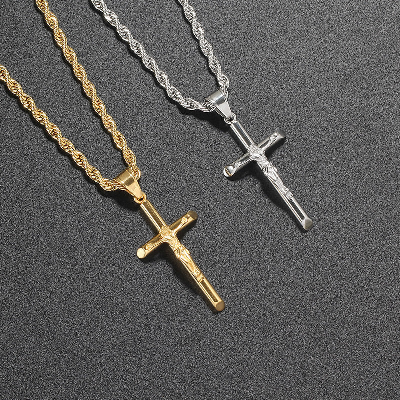 Hiphop halsband med korshänge