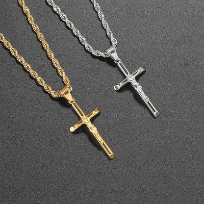 Hiphop halsband med korshänge