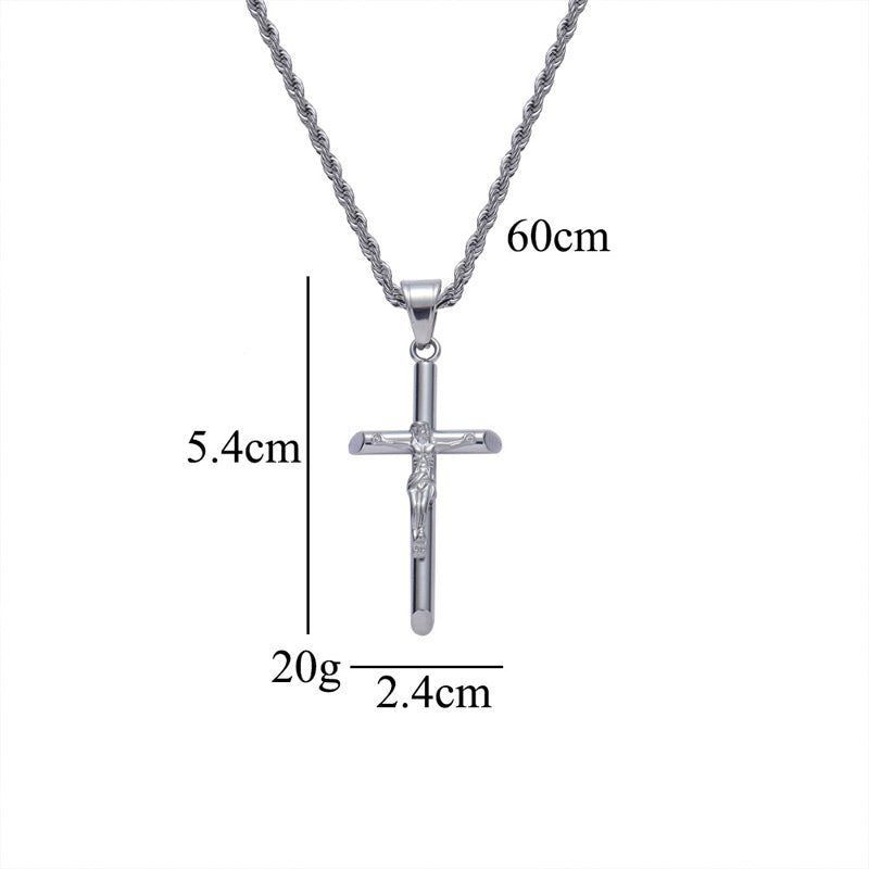 Hiphop halsband med korshänge