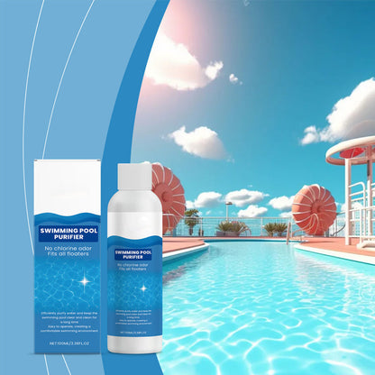 💧 Poolrensvätska – Kristallklart vatten utan besvär! ✨Farväl grönt vatten och skarpa kemikalier – varje gång rent, friskt poolvatten. 🏊‍♂️💙