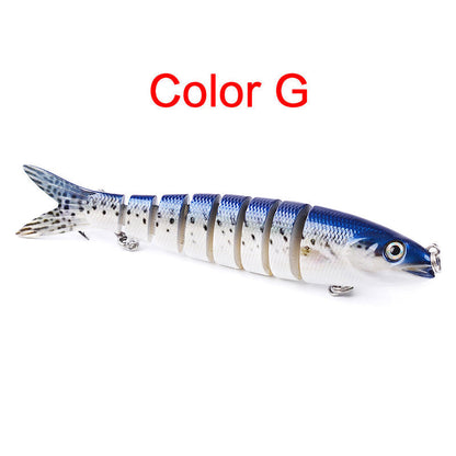 🐟 50 % RABATT UNDER BEGRÄNSAD TID! 🌊 Flerdelat bioniskt fiskedrag – realistisk simrörelse, 3D-ögon, söt- och saltvatten ✨