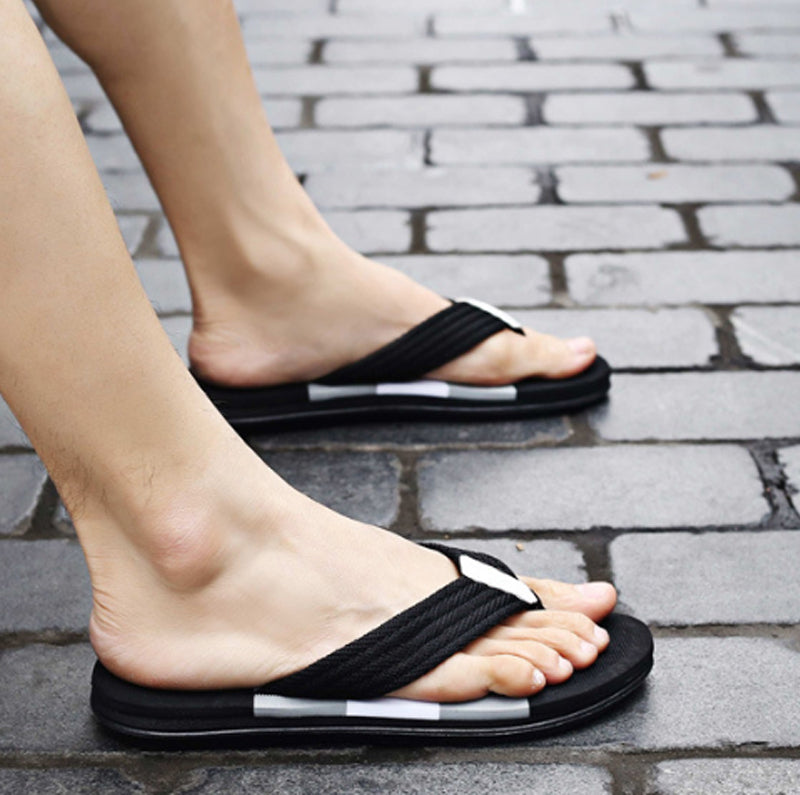 🩴 50% RABATT! 🔥 Herrars Casual Halkfria Flip-Flops – Lätt, Bekväm & Perfekt För Stranden, Poolen & Sommardagar ☀️
