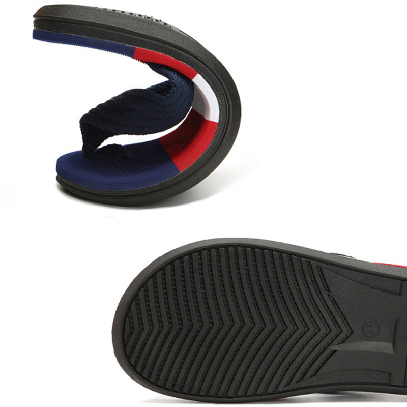 🩴 50% RABATT! 🔥 Herrars Casual Halkfria Flip-Flops – Lätt, Bekväm & Perfekt För Stranden, Poolen & Sommardagar ☀️