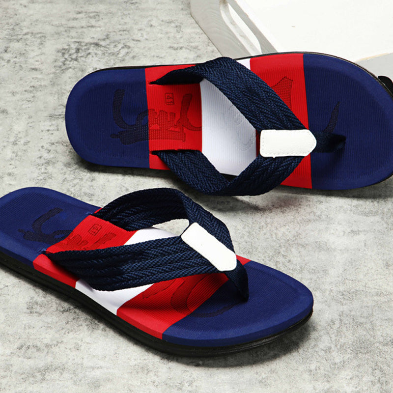 🩴 50% RABATT! 🔥 Herrars Casual Halkfria Flip-Flops – Lätt, Bekväm & Perfekt För Stranden, Poolen & Sommardagar ☀️