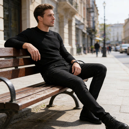 Classic Stretch Slim-Fit Jeans för män