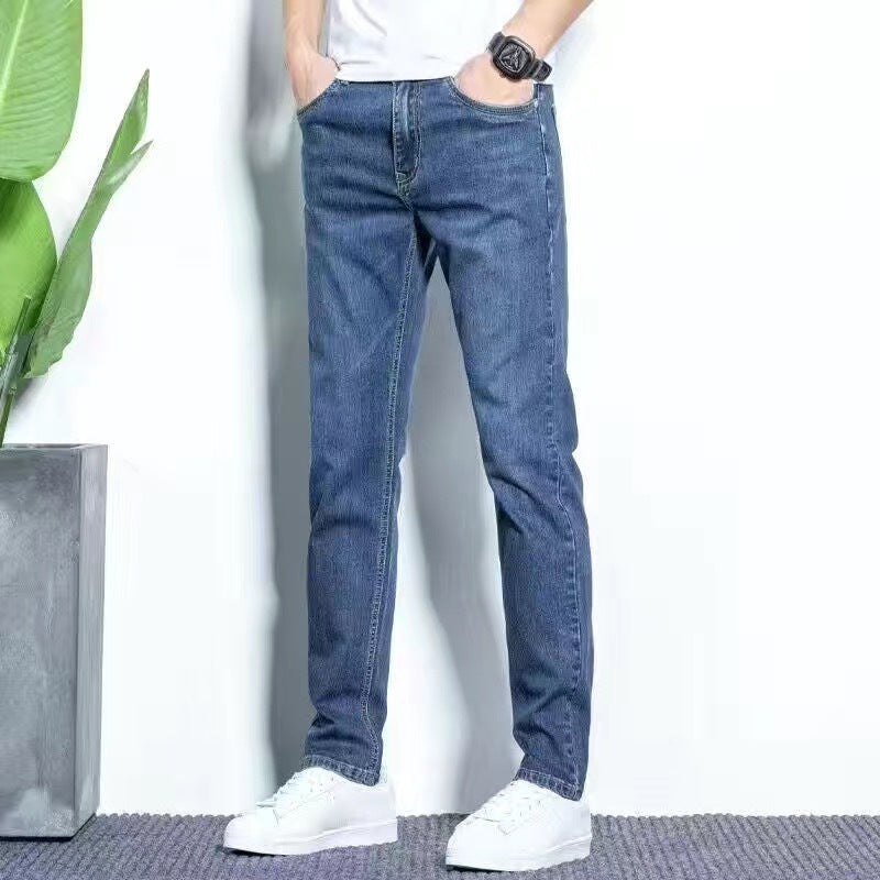 Classic Stretch Slim-Fit Jeans för män