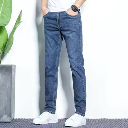Classic Stretch Slim-Fit Jeans för män