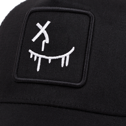 Unisex Street Style Smiley ansikte baseboll mössa