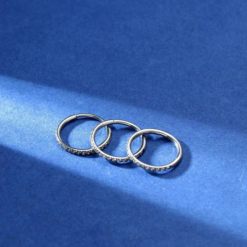 Diamant näsa ring smycken