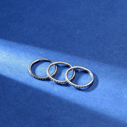 Diamant näsa ring smycken
