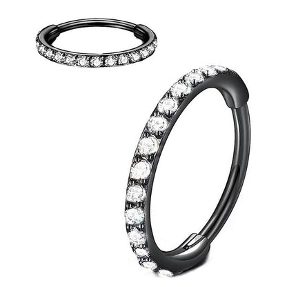 Diamant näsa ring smycken