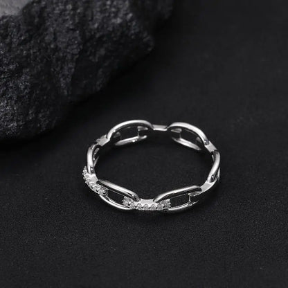 💍 50% RABATT! ✨ Gnistrande Öppen Ring med Kubisk Zirkonia – Elegant Design, Justerbar & Perfekt För Både Vardag & Fest 💎