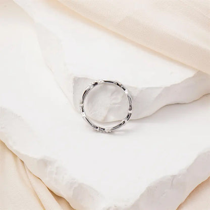 💍 50% RABATT! ✨ Gnistrande Öppen Ring med Kubisk Zirkonia – Elegant Design, Justerbar & Perfekt För Både Vardag & Fest 💎