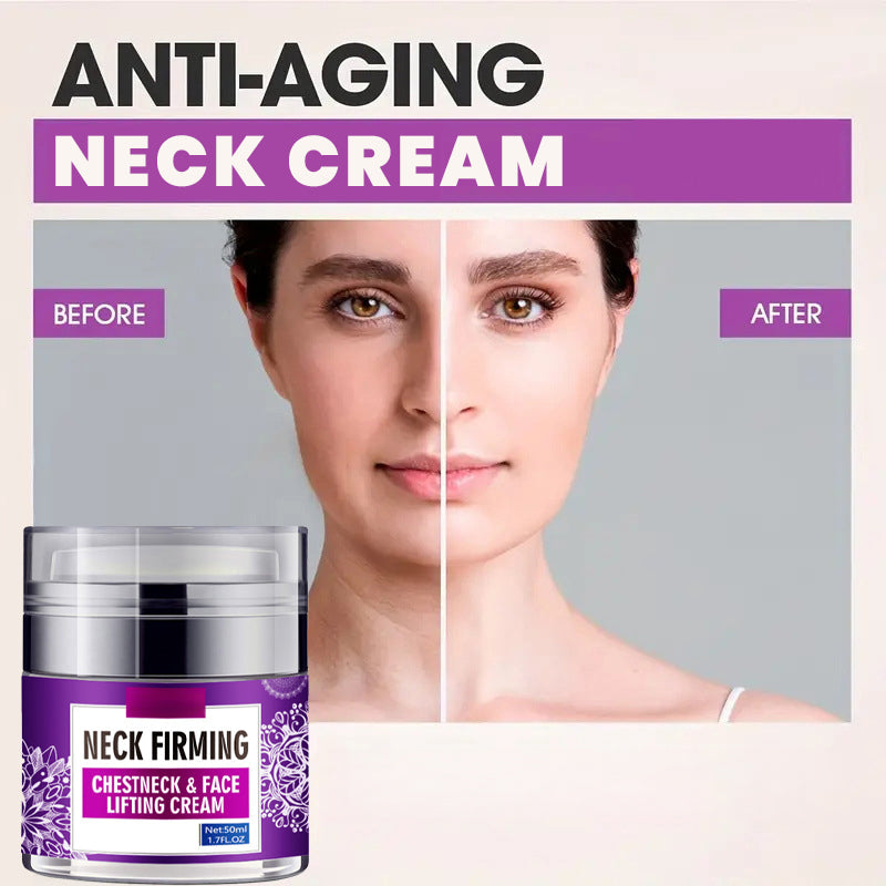 Anti-aging-kräm för halsen med uppstramande och lyftande effekt