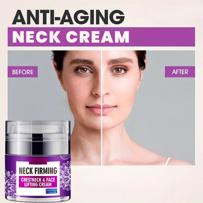 Anti-aging-kräm för halsen med uppstramande och lyftande effekt