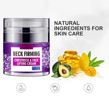 Anti-aging-kräm för halsen med uppstramande och lyftande effekt