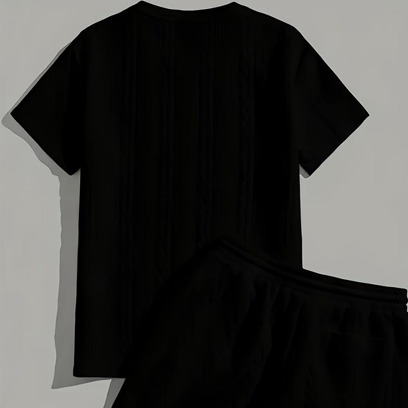 👕 50% RABATT! 🔥 Avslappnat Tvådelat Set för Herr – Ledig Passform, Mjukt Material & Perfekt För Vardag & Fritid 🏠 Gratis Frakt ✨
