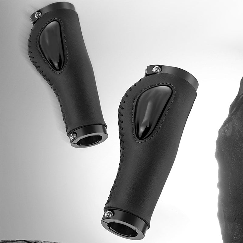 🚴 50% RABATT NU! 🖐️ Ergonomiska Cykelhandtag med Handflatesstöd – Vingdesign, Dubbellås & Stötdämpande TPR ✨
