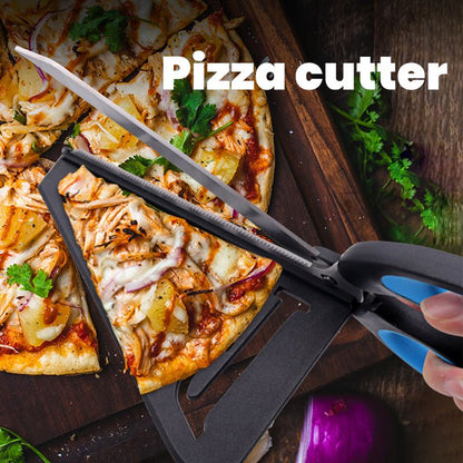 3-i-1 rostfria pizzaskärare