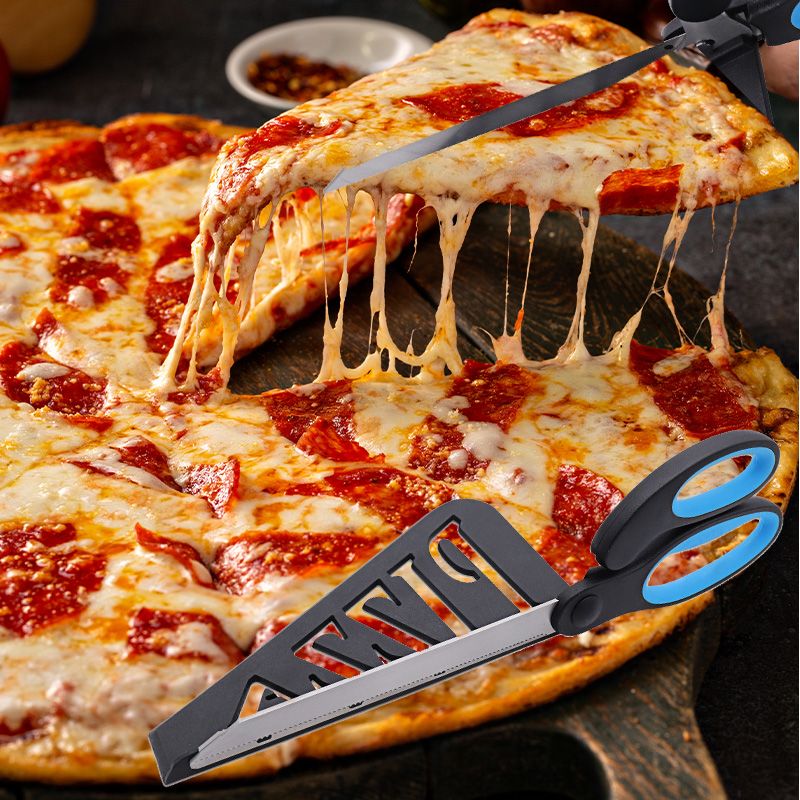 3-i-1 rostfria pizzaskärare
