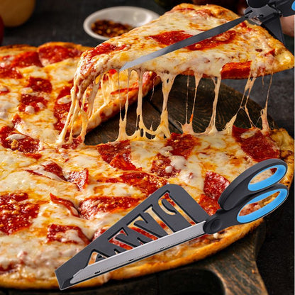 3-i-1 rostfria pizzaskärare