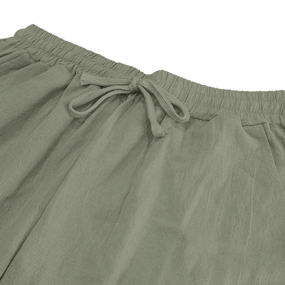 👖 50% RABATT 🌿 | Fritidsbyxor i linneblandning | Lätta och luftiga