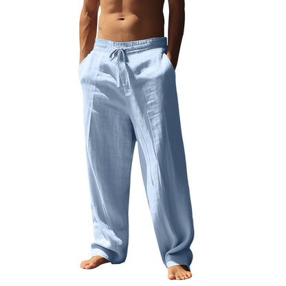 👖 50% RABATT 🌿 | Fritidsbyxor i linneblandning | Lätta och luftiga