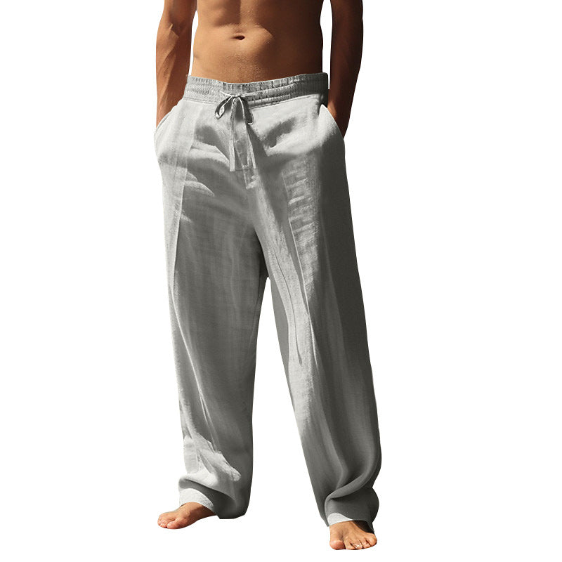 👖 50% RABATT 🌿 | Fritidsbyxor i linneblandning | Lätta och luftiga