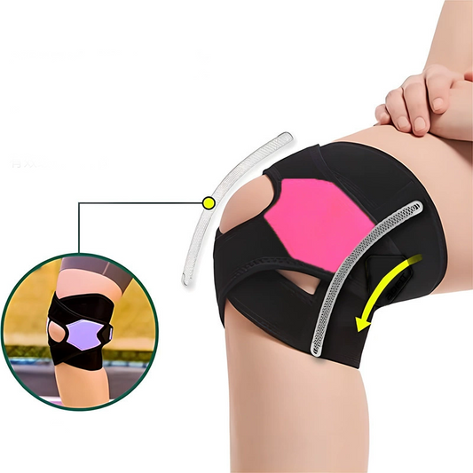 Open-Patella Support Brace för löpning och sport