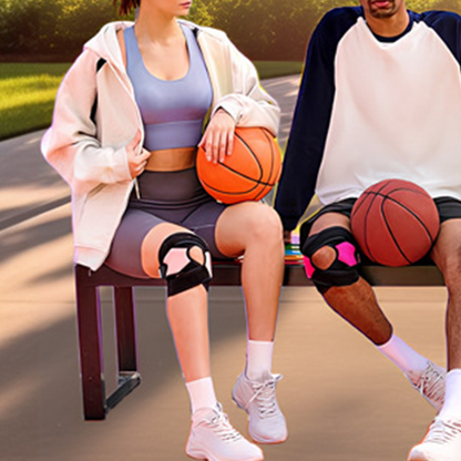 Open-Patella Support Brace för löpning och sport