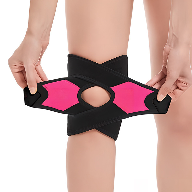 Open-Patella Support Brace för löpning och sport