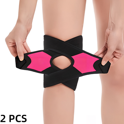 Open-Patella Support Brace för löpning och sport