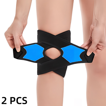 Open-Patella Support Brace för löpning och sport